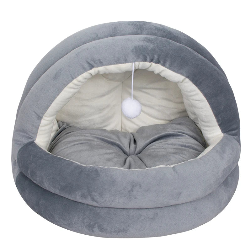 Soft Luxury Removable Folding Cat Bed