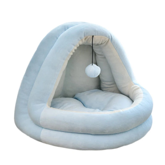 Soft Luxury Removable Folding Cat Bed
