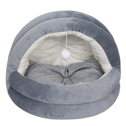  Soft Luxury Removable Folding Cat Bed